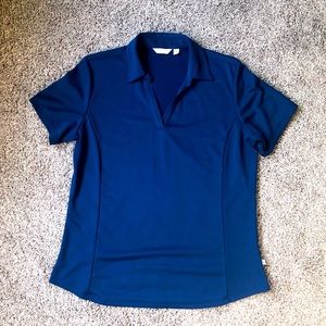 Lady Hagen, L, dark blue golf polo shirt